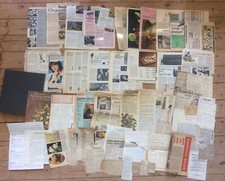 Vintage Folder of Household, Garden, Thrift & Beauty Articles/Tips, 1930s-1980s