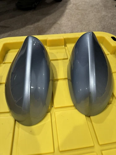 Genuine 2007-2009 BMW E92 E93 Passenger Side Mirror Cover Caps Blue OEM Pair