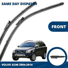 Front Windscreen 24" 22" Flat Aero Wiper Blades Pair for Volvo XC90 2004-2014