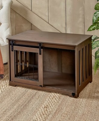 farmhouse dog crate