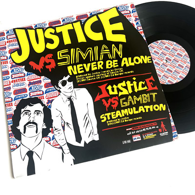 Justice vs Simian - Never Be Alone (Because we are your friend) / 12'' Vinyl Maxi