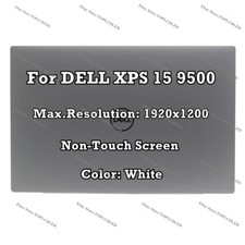 Dell XPS 15 9500 15.6" FHD LCD Display Non-Touch Screen Assembly Complete White