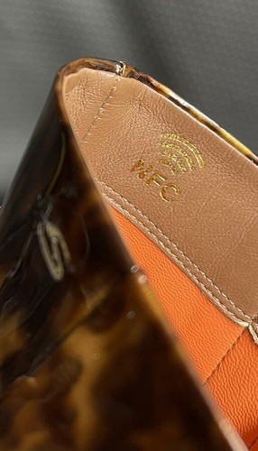 Santoni Italy Stivaletti con stampa animalier marrone scuro, donna (taglia 6,5) 37,5 - Foto 9 di 15