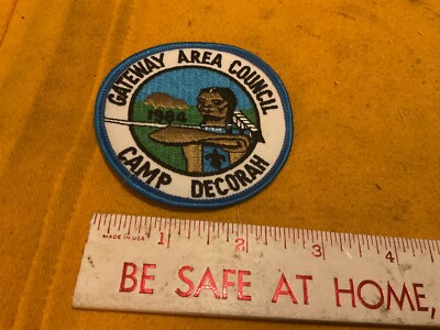 Boy Scouts Sew On Patch Gateway Area Council Camp Decorah 1984