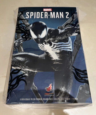 In Stock New Hot Toys VGM56 Spider-Man 2 1/6 Peter Parker Black