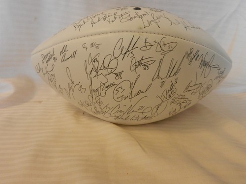 Green Bay Packers Printed Team Signatures Football 1996 Super Bowl Champions - Picture 3 of 4