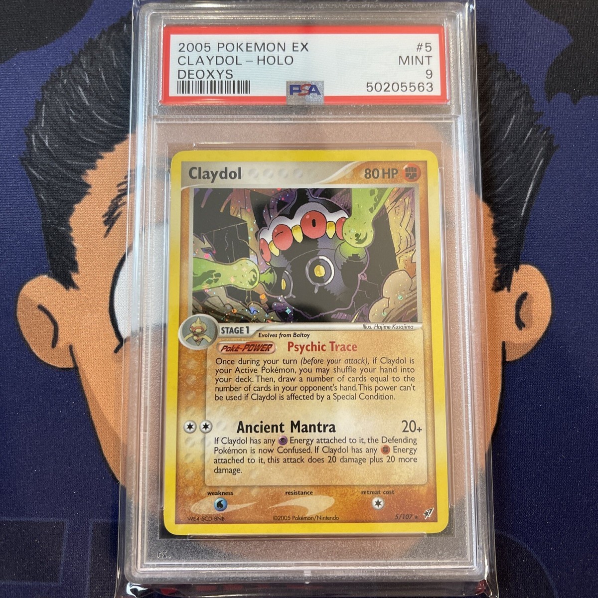PSA 9 MINT 2005 Pokemon EX Deoxys CLAYDOL #5 Holo Rare Vintage | eBay