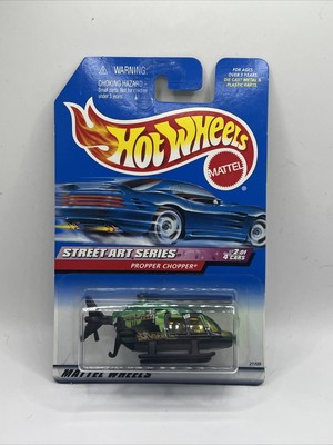 1999 Hot Wheels #950 Street Art Series 2/4 PROPPER CHOPPER Green