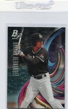2018 BOWMAN PLATINUM REFRACTORS RC BRAYAN HERNANDEZ MIAMI MARLINS - 3959