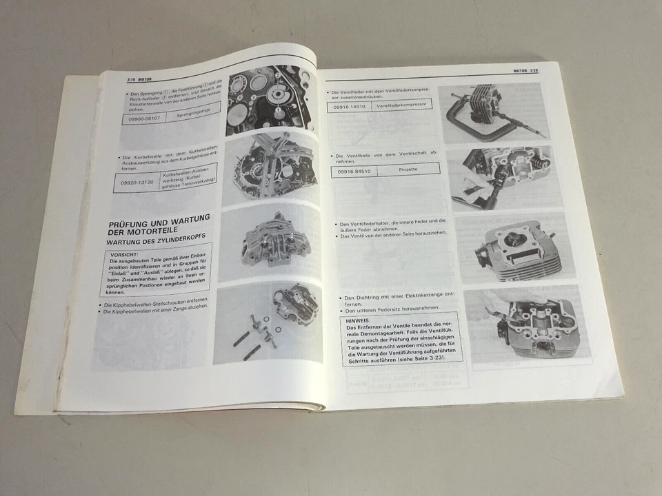 Manual De Taller / Instrucciones De Mantenimiento Suzuki DR 125 S - Edición 1990 - Imagen 3 de 4