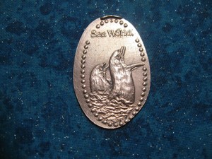 SEA WORLD DOLPHINS Elongated Penny Pressed Smashed 23 | eBay
