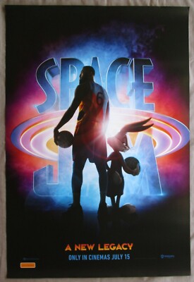 SPACE JAM 2021 Orig Australian movie poster Bugs Bunny LeBron