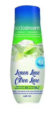 SodaStream Lemon Lime Syrup, 14.8 Fluid Ounce 14.8 Fl Oz (Pack of 1)