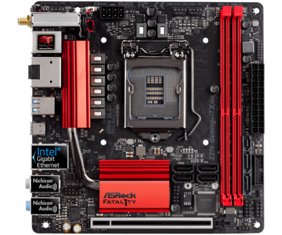 FOR ASRock FATAL1TY Z270 Gaming-ITX/ac HDMI 7th Gen LGA1151 Motherboard Test OK