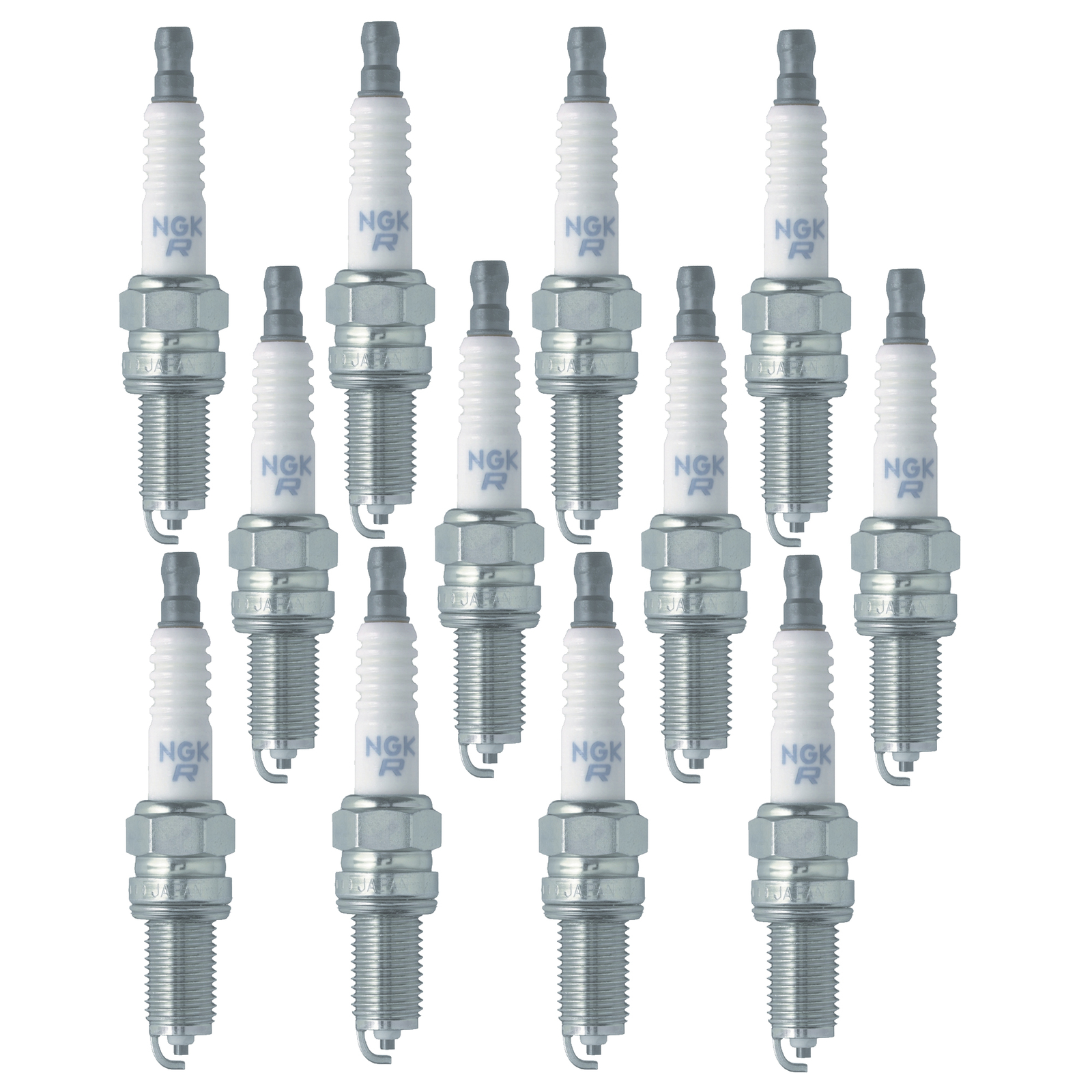 NGK Set of 12 Standard Spark Plug Fine Wire Gap 0.028" For Ferrari H12 V12