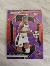 2024 Prizm Monopoly WNBA Aliyah Boston Insert Purple Prizms Fever