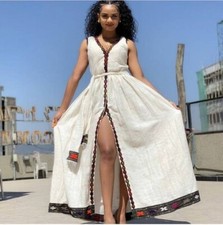Gorgeously Handmade Simple Ethiopian Traditional Dress