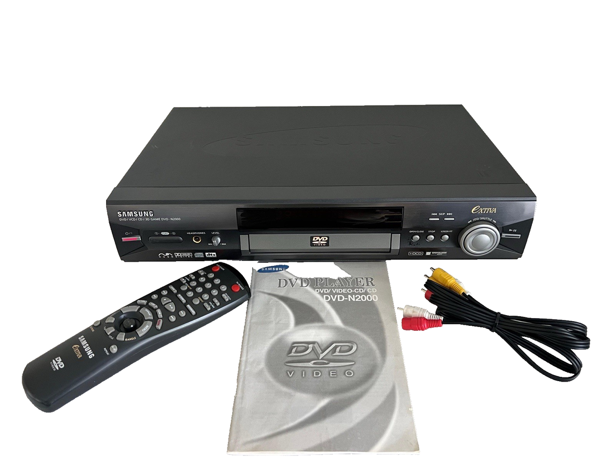 Samsung Extiva DVD-N2000 NUON DVD Player w Remote VCD CD Rare | eBay