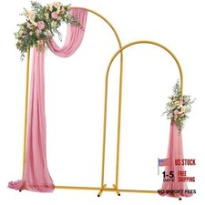 Metal Arch Backdrop Stand Set of 2, 7.2ft and 6ft