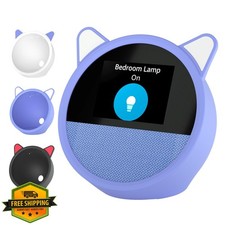 Liboer Violet Silicone Case for Echo Spot Speaker