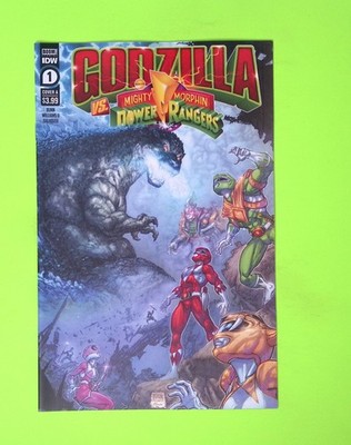 Godzilla vs. the Mighty Morphin Power Rangers #1 Vol. 1 IDW Publishing RY81-120