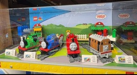 LEGO Thomas and Friends STORE DISPLAY CASE  5554,  5556,  5555, 5552 RARE DUPLO