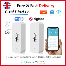 Tuya WiFi Zigbe Temperature Humidity Sensor Thermometer Hygrometer Smart Home UK