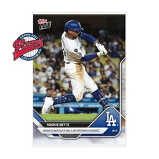 Mookie Betts Grand Slam 2025 MLB Topps NOW Card 691 In Hand