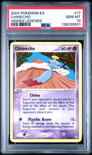 Chimecho graded PSA 10 for sale on eBay
