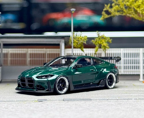 SW 1:64 Green M4 ADRO BODY KIT Coupe Sports Model Diecast Metal Car Collection - Picture 4 of 9