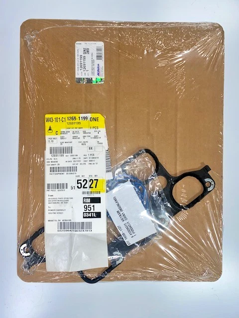 KIT DE JUNTA DE COLECTOR DE ADMISIÓN GM 2010-2020, PIEZA ORIGINAL NUEVA, P/N 12691199 Foto 2 de 4