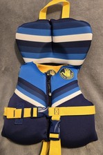 Body Glove Infant Life Jacket Blue/Yellow-infants under 30 lbs-NEW without Tags