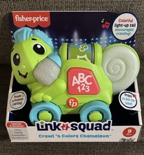 Fisher Price Link Squad Crawl n Colors Chameleon Interactive Learning Toy