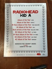 Radiohead Kid A Promo Record Store Display 2001 Rare Promo Vintage Original