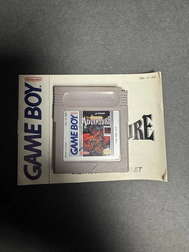 🔥Castlevania Adventure (Nintendo Game Boy) W Manual Authentic TESTED!🔥