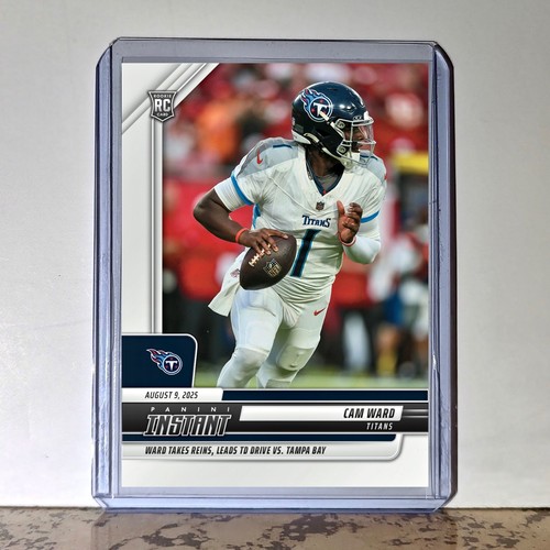 Cam Ward Rookie 2025 Panini NFL #17 Football Card Tennessee Titans PreSale