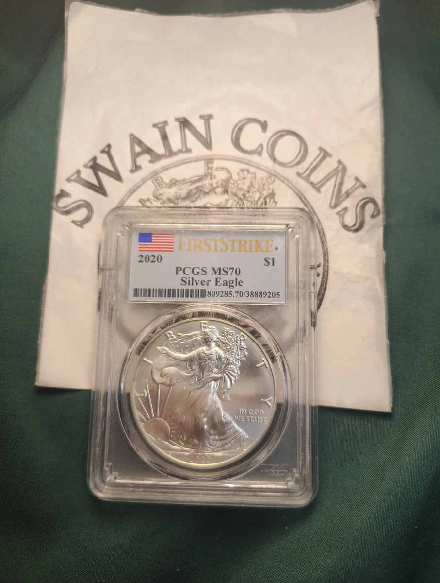 American Eagle MS 70 Graded 2020 Silver Bullion Coins for sale | eBay