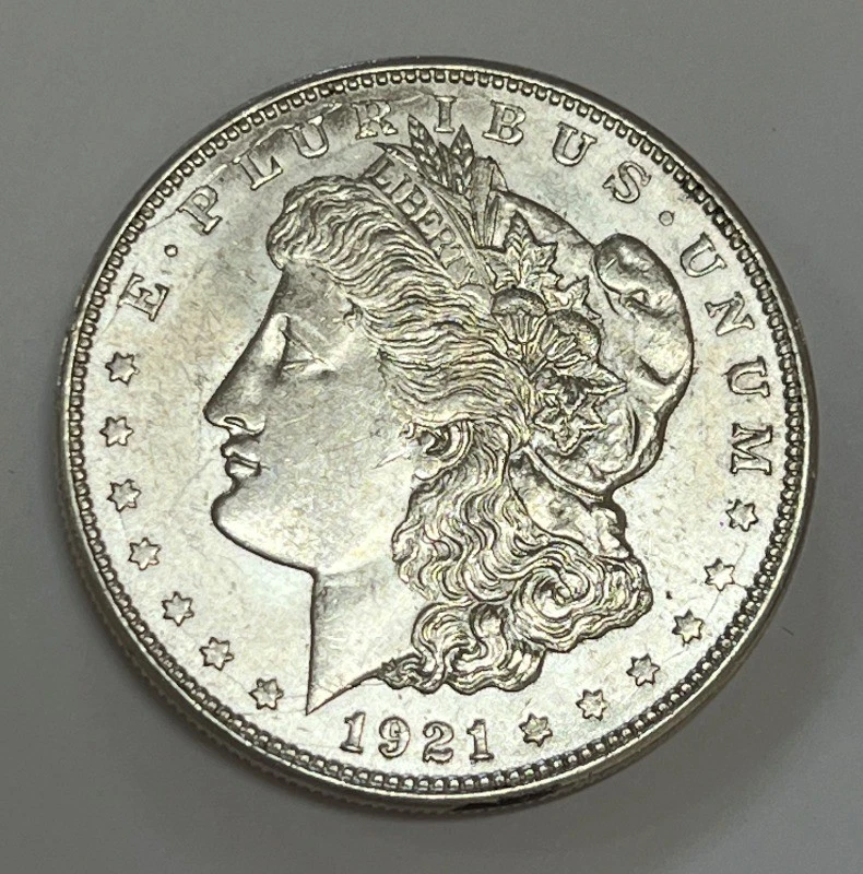 1921-D Morgan Dollar Vam Variety VAM-1V Die Break O Brilliant Uncirculated - Image 3 of 4