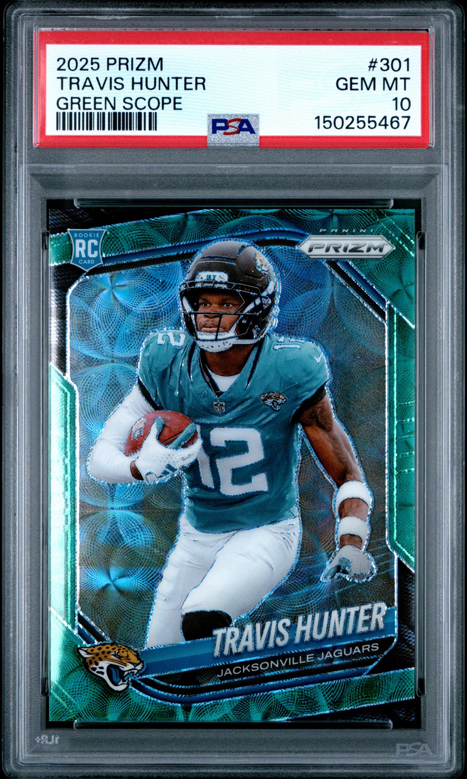 Travis Hunter Panini Prizm #301 Green Scope