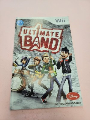 Ultimate Band (Nintendo Wii, 2008) Manual Only 