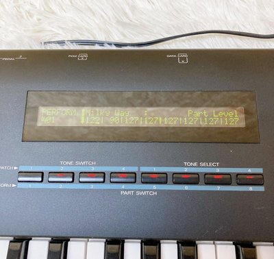 Roland JV-90 EXPANDABLE SYNTHESIZER 76-Key MIDI AC100V 50/60Hz 21W
