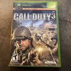 Call of Duty 3 Microsoft Original Xbox 2006 Complete with Manual