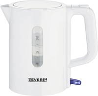 Severin Reise-Wasserkocher 0,5L 1100W Bpa-Frei 115/230V Weiß WK3462