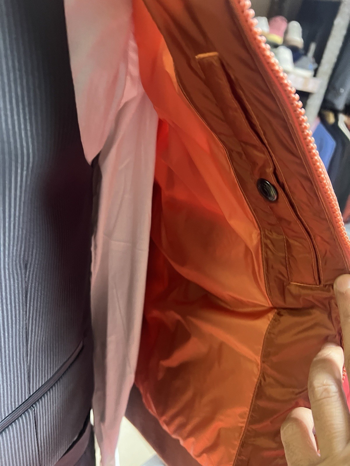 Belstaff Tonal Circuit Jacket - Amber/Signal Orange, Size 38 image 8