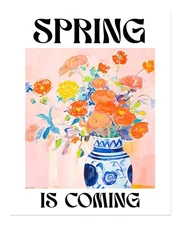 Vibrant Floral Bouquet Wall Art Poster for Home Decor Premium Quality