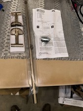 Modern Brushed Gold Towel Bar Rail Stainless Steel Wall Mounted Bathroom Storage