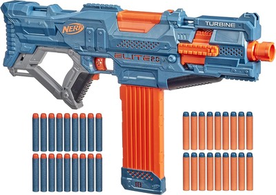 Nerf Elite 2 Turbine CS-18 motorisierter 18-Dart Blaster 36 Darts Feinmotorik