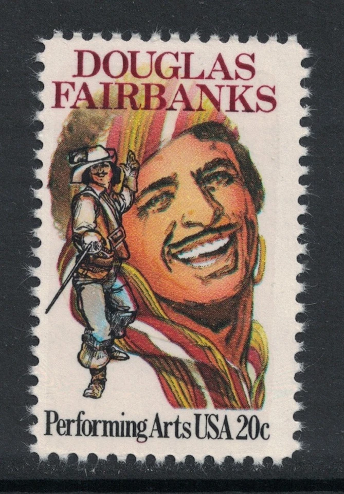 Scott 2088 Douglas Fairbanks Theater- 20 Cent MNH 1984 ungestempelt - Bild 1 von 1