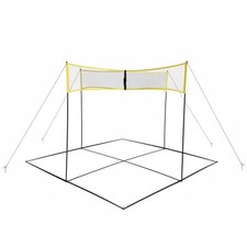 Four-Sided Volleyball Net Long-Lasting Cross Volleyball Net Set Sturdy