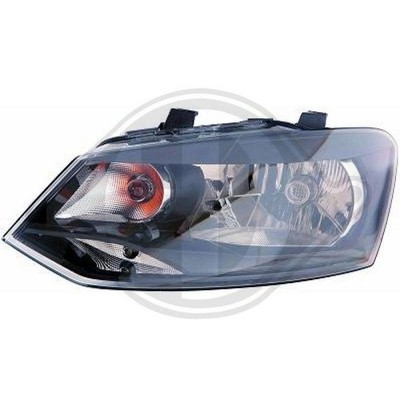 Hauptscheinwerfer Diederichs 2206081 Hd Priority Parts für VW Links